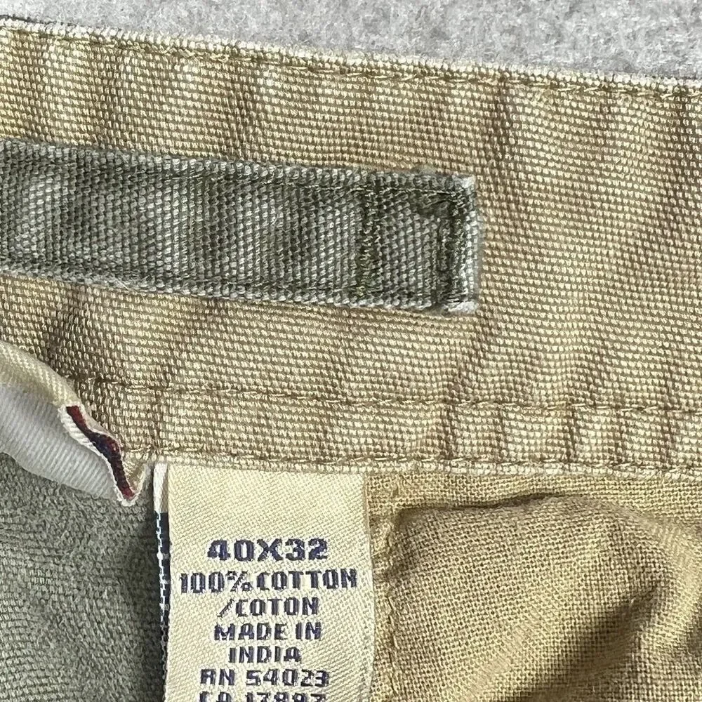 Vintage Old Navy Khakis Pants Mens 40 Green Cotton Straight Leg Pockets